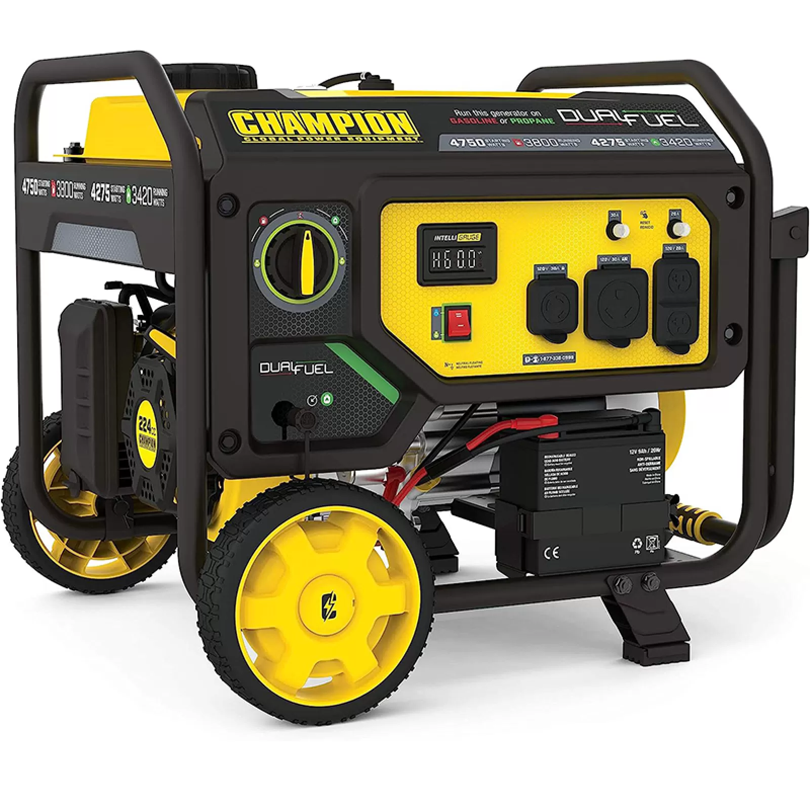 Champion Power Equipment 201052 4750/3800-Watt Dual Fuel Portable